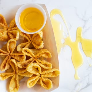 Hand Made Crab Rangoon - Cream Cheese Wontons (5)