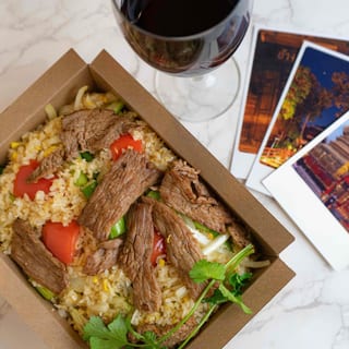 Traditional Fried Rice - Egg & Tomato