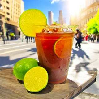 Old Fashioned Thai Ice Tea with Lime - Tangy Twist