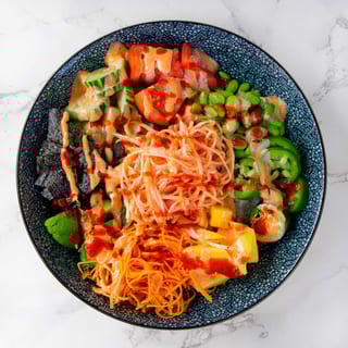 Spicy Crab Poké Bowl - Firecracker Kani